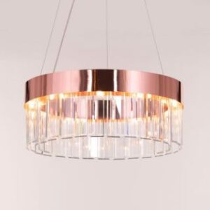 Centre Of Attention (Rose Gold) Crystal Chandelier