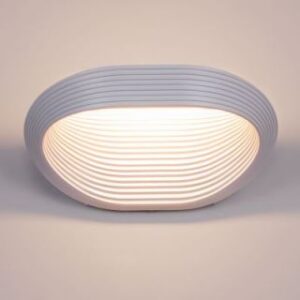 Mindful (White, Built-In LED) Wall Light