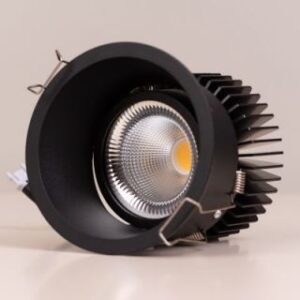 Damon- 15W Black (4000K) LED Recess COB Downlights (DL01-10007)