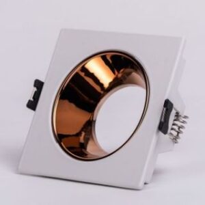 Argo – 75MM (Small, 1 Head, White & Rose Gold) LED MODULE COB RING (DL01-10122)