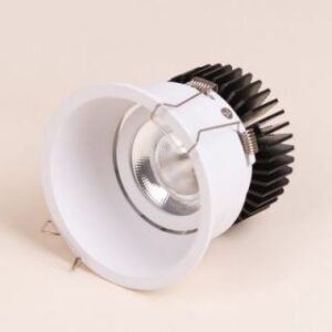 Damon- 10W White (2700-6300K) 3 Color Tunable & Dimmable LED with Remote Control Recess COB Downlights (DL01-10155)