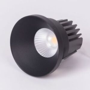 Daphne- 7W Black (2700-6300K) 3 Color Tunable & Dimmable LED with Remote Control Recess COB Downlights (DL01-10160)