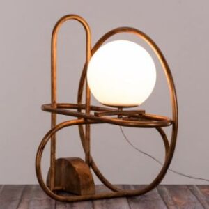Lead The Way (Antique Gold) Smart LED Table Lamp