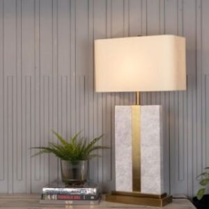 Just A Memory White Marble (Extra Large) Table Lamp